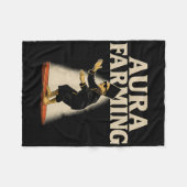 Aura Farming Indonesische Bootrace Kid Meme Fleece Deken (Voorkant (Horizontaal))