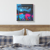 Aura Farming kleurrijke vallei Canvas Afdruk (Insitu (Slaapkamer))