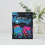 Aura Farming Kleurrijke Vallei Vakantie Briefkaart (Staand voorkant)