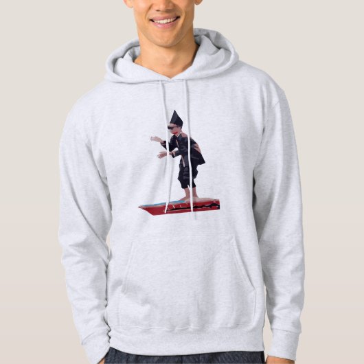 Aura Farming - Pacu Jalur Basic Hooded Sweatshirt (Voorkant)