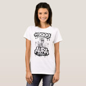 Aura Farming Plus 9999 Boat Kid Meme T-shirt (Voorkant volledig)