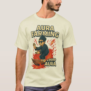 Aura Farming-shirt,Pacu Jalur Aura Farming-shirt,M T-shirt