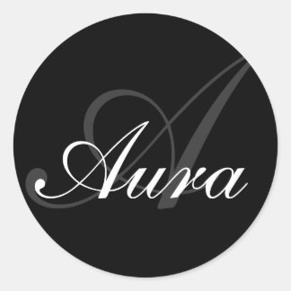 aura-front ronde sticker