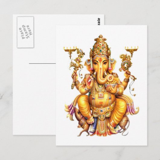 AURA GANESH BRIEFKAART (Voorkant / Achterkant)