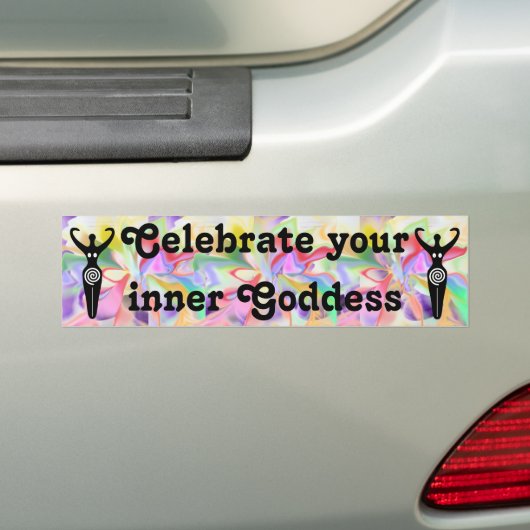 aura godin bumper sticker (Op auto)