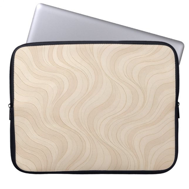 Aura Gradiënt Energie Modern Patroon  Laptop Sleeve (Voorkant)
