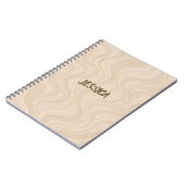 Aura Gradiënt Energie Modern Patroon Notitieboek (Linkerzijde)