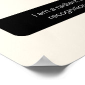 Aura Gradient Leo Zodiac Teken Manifestatie Kunst Poster (Hoek)