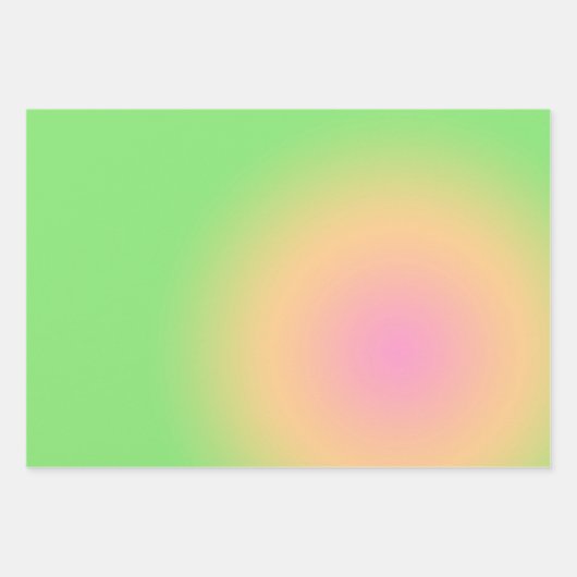  Aura Gradient Ombre Gift Inpakpapier Vel (Voorkant 2)