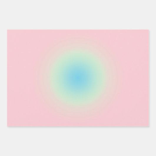  Aura Gradient Ombre Gift Inpakpapier Vel (Voorkant)