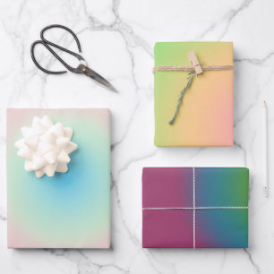 Aura Gradient Ombre Gift Inpakpapier Vel