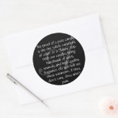 Aura-het bewijs ronde sticker (Envelop)