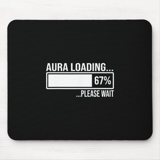 Aura Laden 67 Grappige Zes Zeven Gen Alpha Meme Muismat (Voorkant)