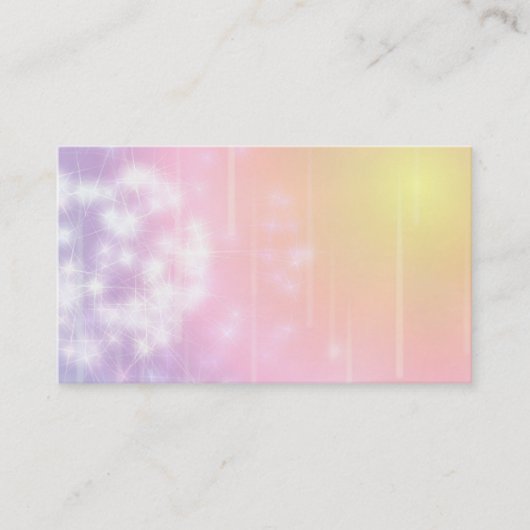 Aura Light Sparkle Psychic Chakra-Visitekaartjes Visitekaartje (Voorkant)