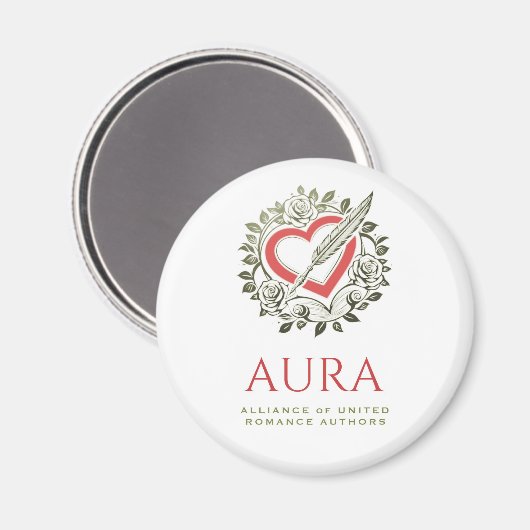 AURA Magnet rood en groen (Voorkant / Achterkant)