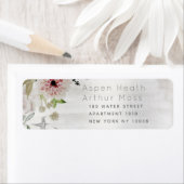 Aura Of Nature Wedding Return Address Etiket (Insitu)