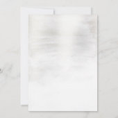 Aura of Natuur Wedding Invitation Suite Kaart (Achterkant)