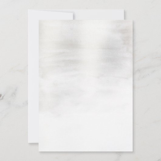 Aura of Natuur Wedding Invitation Suite Kaart (Achterkant)