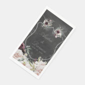 Aura of Night Wedding Dinner Napkins Servet (Hoek)