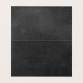 Aura of Night Wedding Guest Table Seating Card Kaart (Binnenkant ongevouwen)