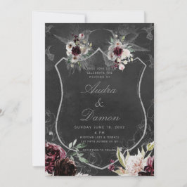 Aura of Night Wedding Invitation Suite Kaart