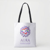 AURA Rainbow-tas Tote Bag (Voorkant)