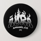 Aura Ronde Button 4,0 Cm (Voorkant)