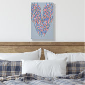 Aura Shift – Soft Gradient Abstract Canvas (Insitu (Slaapkamer))