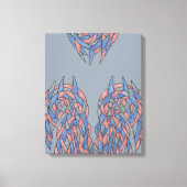 Aura Shift – Zachte Verlopende Abstracte Canvas Afdruk (Voorkant)