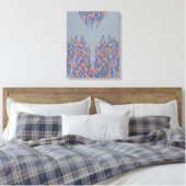 Aura Shift – Zachte Verlopende Abstracte Canvas Afdruk (Insitu (Slaapkamer))