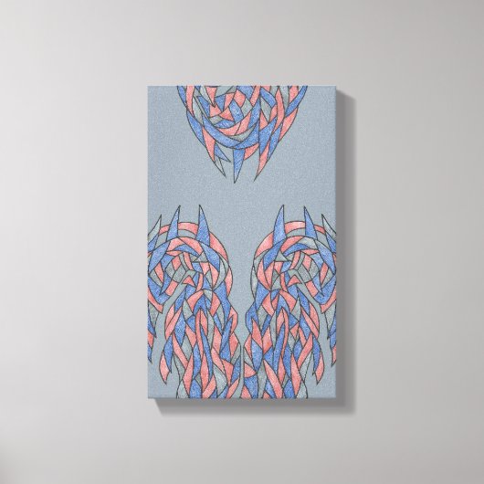 Aura Shift – Zachte Verlopende Abstracte Canvas Afdruk (Voorkant)