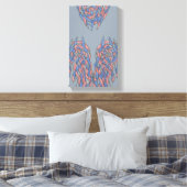 Aura Shift – Zachte Verlopende Abstracte Canvas Afdruk (Insitu (Slaapkamer))