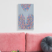 Aura Shift – Zachte Verlopende Abstracte Canvas Afdruk (Insitu (Woonkamer))