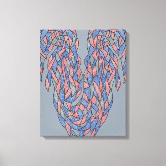 Aura Shift – Zachte Verlopende Abstracte Canvas Afdruk (Voorkant)