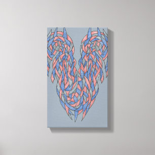 Aura Shift – Zachte Verlopende Abstracte Canvas Afdruk