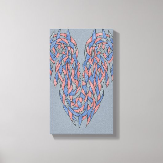 Aura Shift – Zachte Verlopende Abstracte Canvas Afdruk (Voorkant)