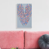 Aura Shift – Zachte Verlopende Abstracte Canvas Afdruk (Insitu (Woonkamer))