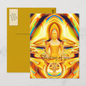 Aura, sterkte en Meditation_ Briefkaart (Voorkant / Achterkant)
