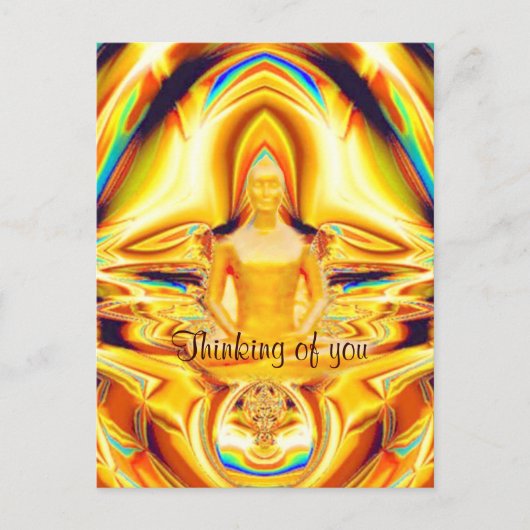 Aura, sterkte en Meditation_ Briefkaart (Voorkant)