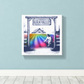 Aura Valley-Boerderij Canvas Afdruk (Insitu (Houten vloer))