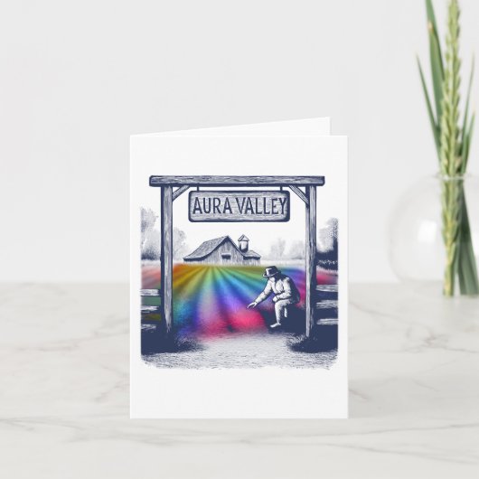 Aura Valley-Boerderij Kaart (Voorkant)