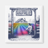 Aura Valley-Boerderij Magneet (Voorkant)