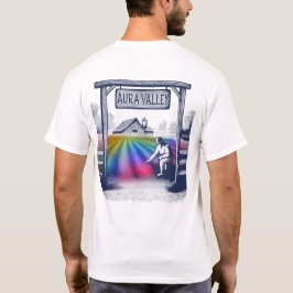 Aura Valley Boerderij voor en achter T-shirt