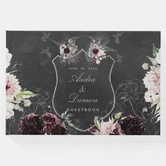 Aura van de nacht bruiloft gastenboek (Voorkant)