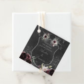 Aura van de nacht bruiloft gunst Gift Square Label (In situ)