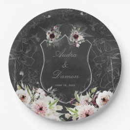 Aura van nacht bruiloft 9 inch diner Bord