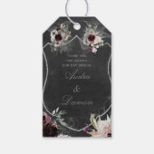 Aura van nacht bruiloft lange gunst cadeau Labels Cadeaulabel (Voorkant)