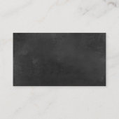 Aura van nacht bruiloft online RSVP-kaart Visitekaartje (Achterkant)