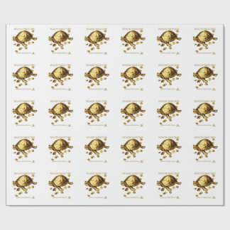 AURALUXY™ Gouden Schildpad – Vermogensmentaliteit Cadeaupapier