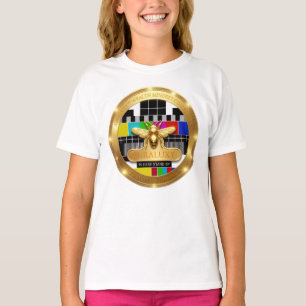 Auraluxy "Succes laden" Gouden Bij Premium T-shirt